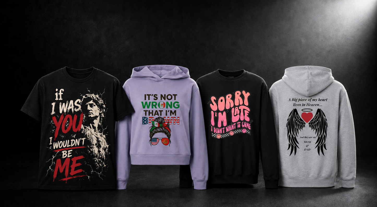 Custom DTF Apparel Printing