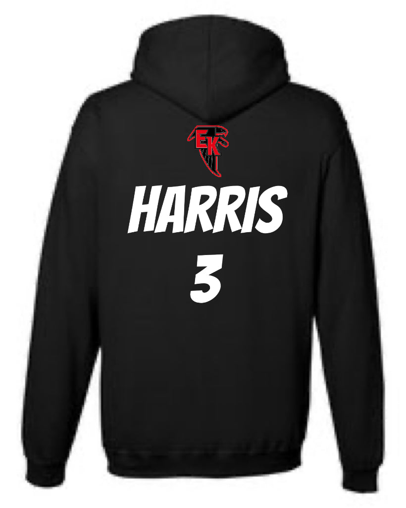 Harris #3 East Kentwood hoodie - Black